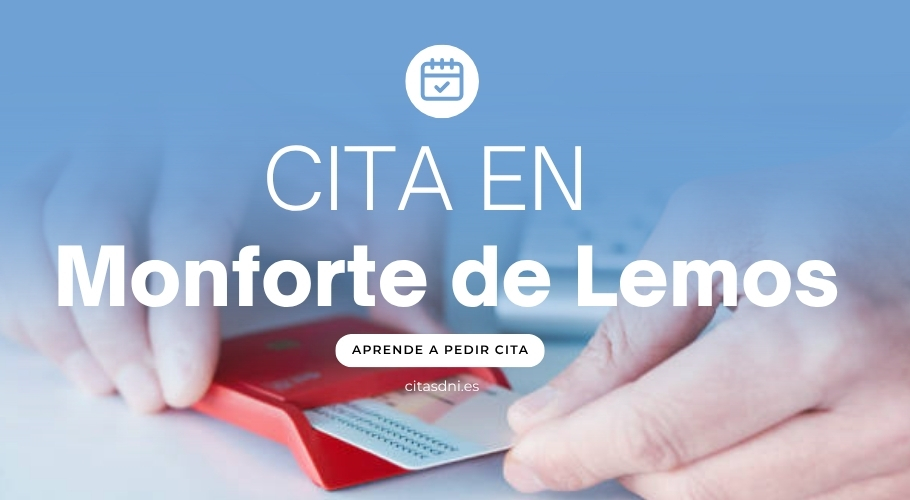 Pedir cita previa Monforte de Lemos